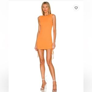 Steve Madden Smokeshow Dress, Tangerine, Small